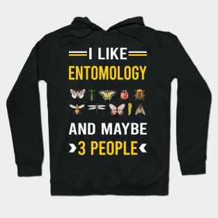 3 People Entomology Entomologist Insect Insects Bug Bugs Hoodie